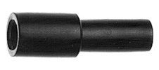 Knickschutz Koax-Typen Rundkabel sw Ø2,5mm Kst