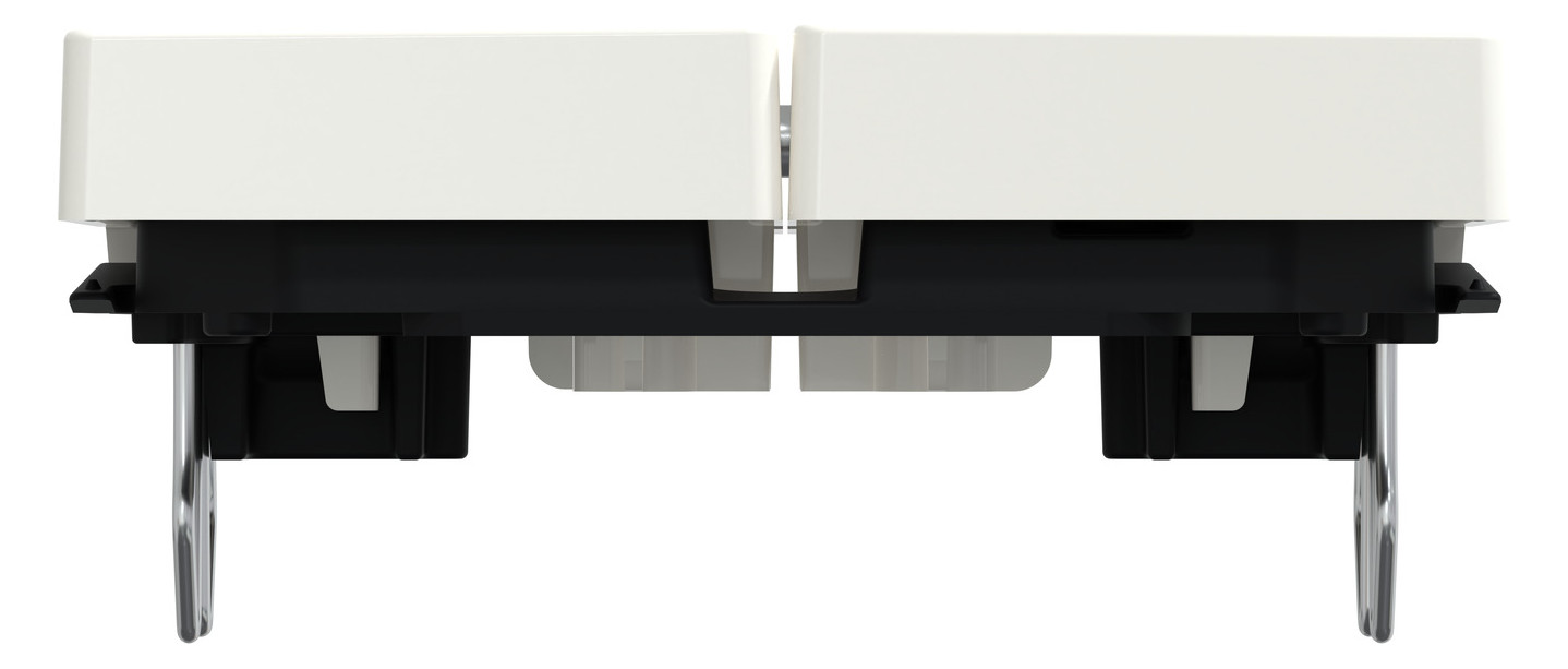 Wippe Serien Schalter System M polws glz Geeignet für Bussystem-Tasterankopplung