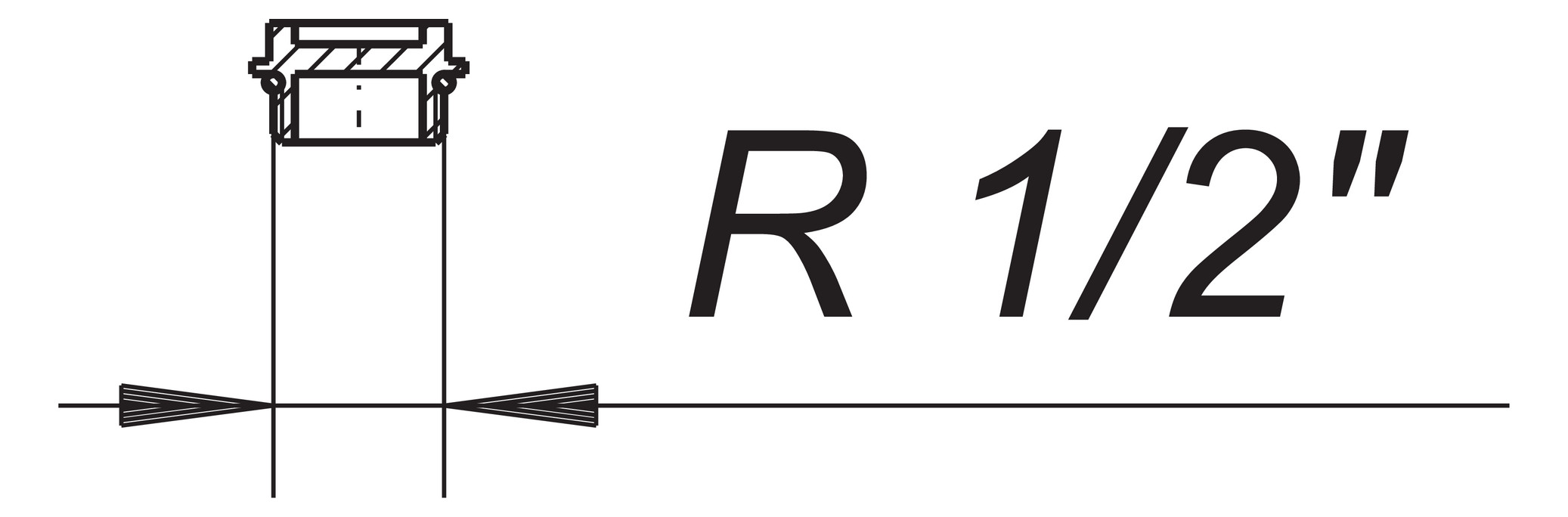 Dallmer Verschlussstopfen 1/2"