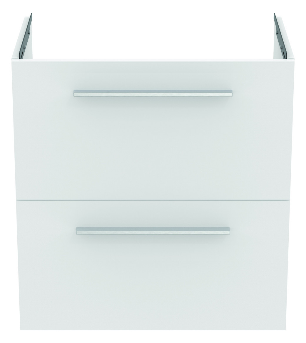 Ideal-Standard Möbel-Waschtischunterschrank i.life S 2 Auszüge, 60 x 37,5 x 63 cm, weiß matt