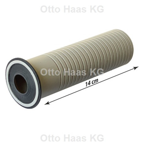 HAAS Set OHA Dichtfix Long 14 cm, 1/2", grau, Abdichtungshülse nach DIN 18534