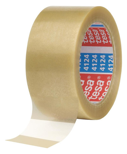 tesa-Klebeband tesapack 4124, PVC, transparent - 50mmx66m