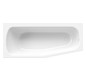 Badewanne BetteBambino 2580 157x70x42cm, Schräge Fußende rechts, capri