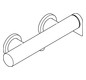 hansgrohe Brause-Einhebelmischer Vivenis AP, 1 Verbraucher, chrom