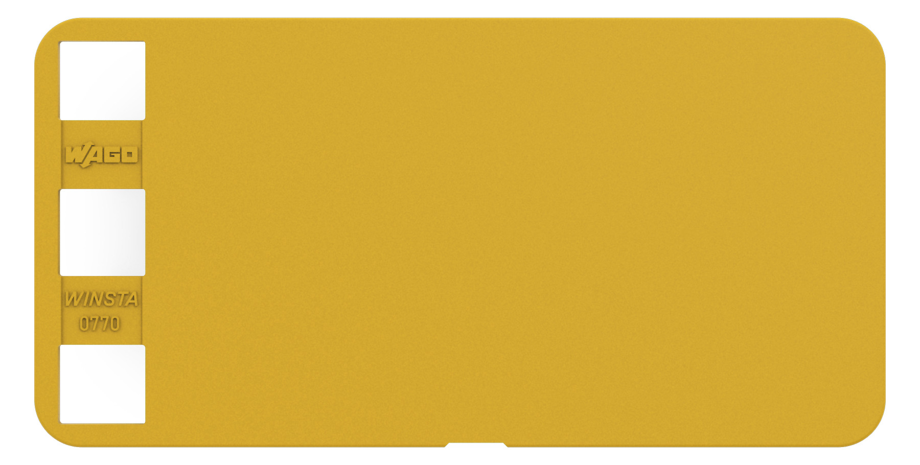 Klemmenmarkierung ge Serie 770 RM=5mm unbedr horiz/vert