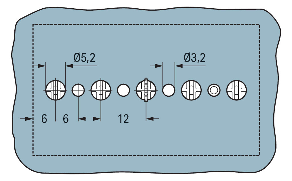 Klemmleiste 5p ws Serie 862 32A 0,5-4qmm Thermopl 60mm Federzugans