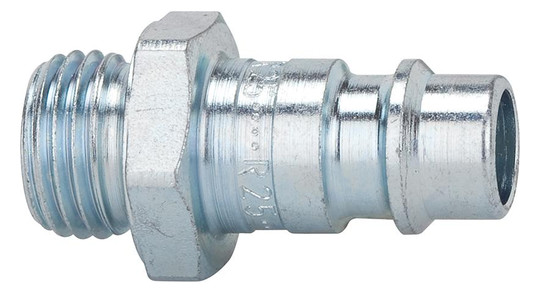 RIEGLER-Stecknippel NW7,2, Stahl geh.+vz. - AG 1/8