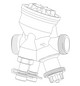 TA Regulierventil Modulator DN 20, G 1, Außengewinde