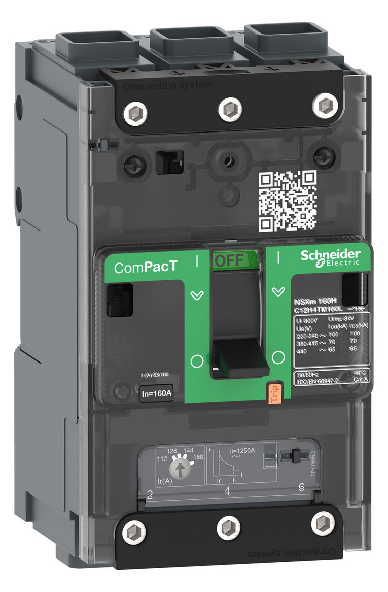 Leistungsschalter 100A 3p 70-100A/In IP40 Einb Festeinbau Schraub