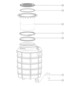 Kessel Fettabscheider EasyClean G NS 4, Klasse A/B, Einbautiefe 515-975mm