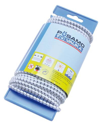 Bild Gummi-Seil weiss/schwarz 8,0mmx10m auf L g-Haspel - PÖSAMO-0
