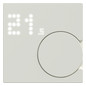 Raumtemperaturregler UP Zigbee polws glz Bedienelement Mit Vor-Ort Bedienung