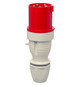 CEE-Stecker 5p 63A IP44 400V/rt 6h Schraubkl Kst Verschraubung
