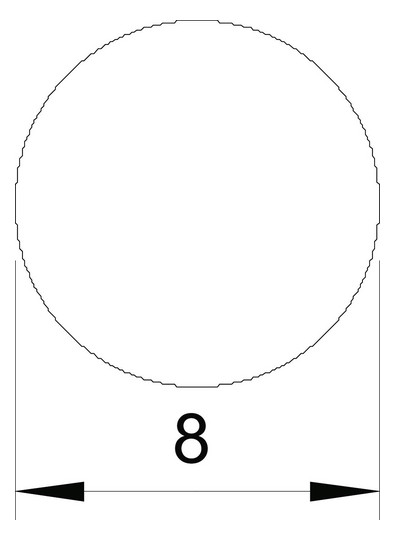 OBO RD 8-ALU-T 75 Rundleiter 