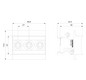 D0-Sicherungssockel 3p D01 REG 16A 400V Porzellan m.Abdeck