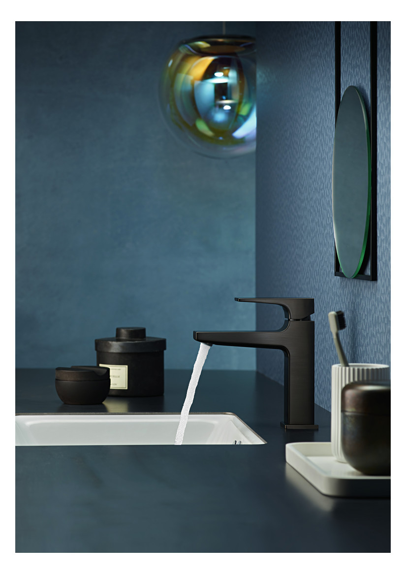 hansgrohe Waschtisch-Einhebelmischer 110 Metropol mit Hebelgriff, Push ...