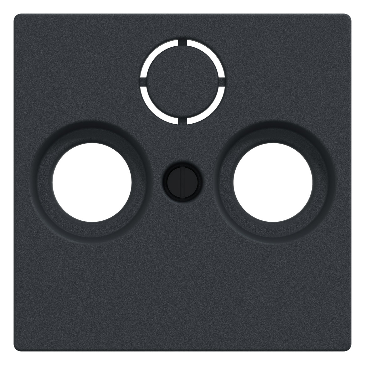 Zentralplatte Sat/TV/Radi System M anth Schraubbef 3f Zentralplatte Sat/TV/Radi System M anth Schraubbef 3f