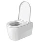 Duravit WC-Sitz Me by Starck Scharniere Edelstahl, mit Absenkautomatik, abnehmbar, weiß