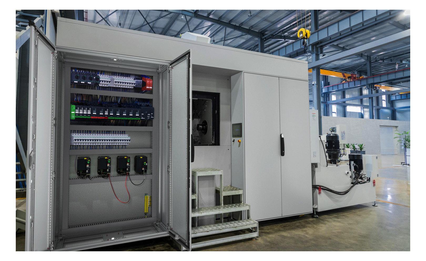 Standschrank ST IP55 B1000xH1800xT400mm m.MPL pulverbesch