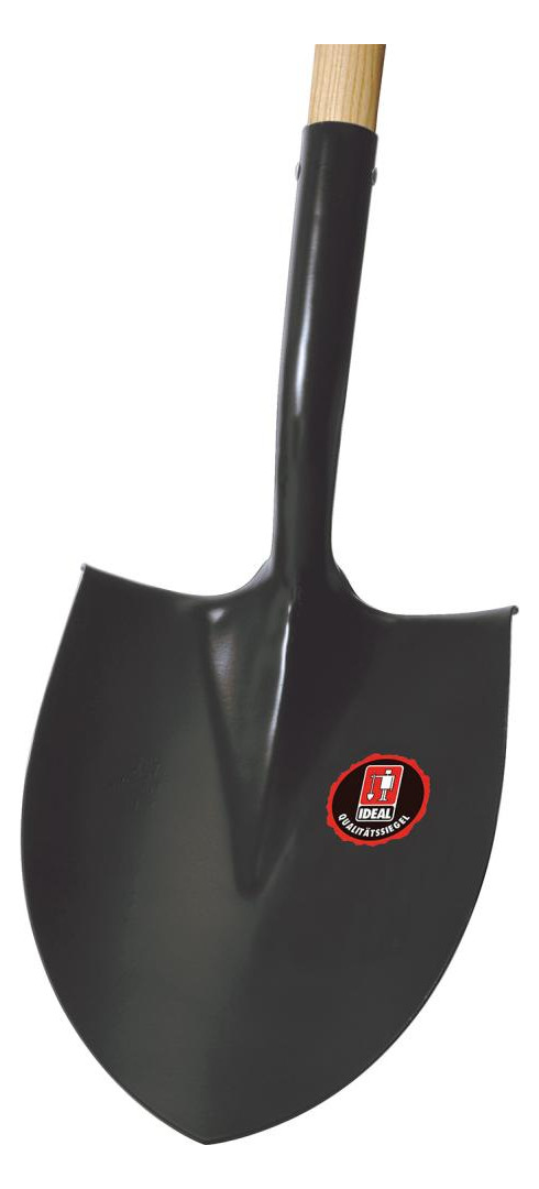 Bild Spatenschaufel schwarz klein Gr. 1 m. Sti el Ideal-0