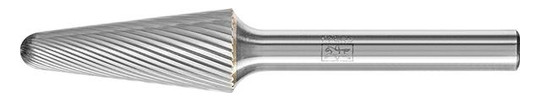 PFERD-HM-Frässtift Rundkegel KEL - 12x30mm, Z5,...