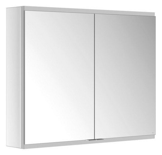 KEUCO Spiegelschrank Royal Modular 2.0 900 x 700 x 160 mm, 1 Steckdose, 1 Doppel-USB-Ladestelle, Wandvorbau, 2 Türen