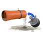 Crassus Schnellverschlussstopfen CSV 125, 118-142 mm, Länge 100 mm, EPDM/PVC