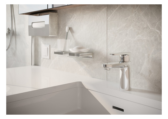hansgrohe Kosmetiktuchbox AddStoris 265x145mm, Wandmontage, chrom