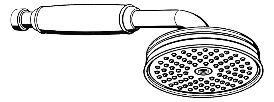 hansgrohe Handbrause Axor Montreux 100mm, 1jet, brushed red gold