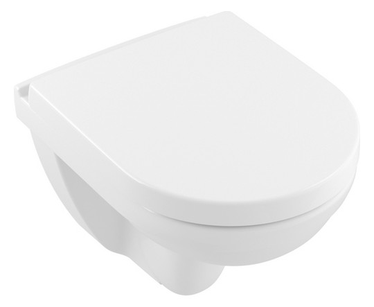 V&B Wand-WC-Combi-Pack O.NOVO 36 x 49 cm, mit WC-Sitz, Direct Flush, weiß