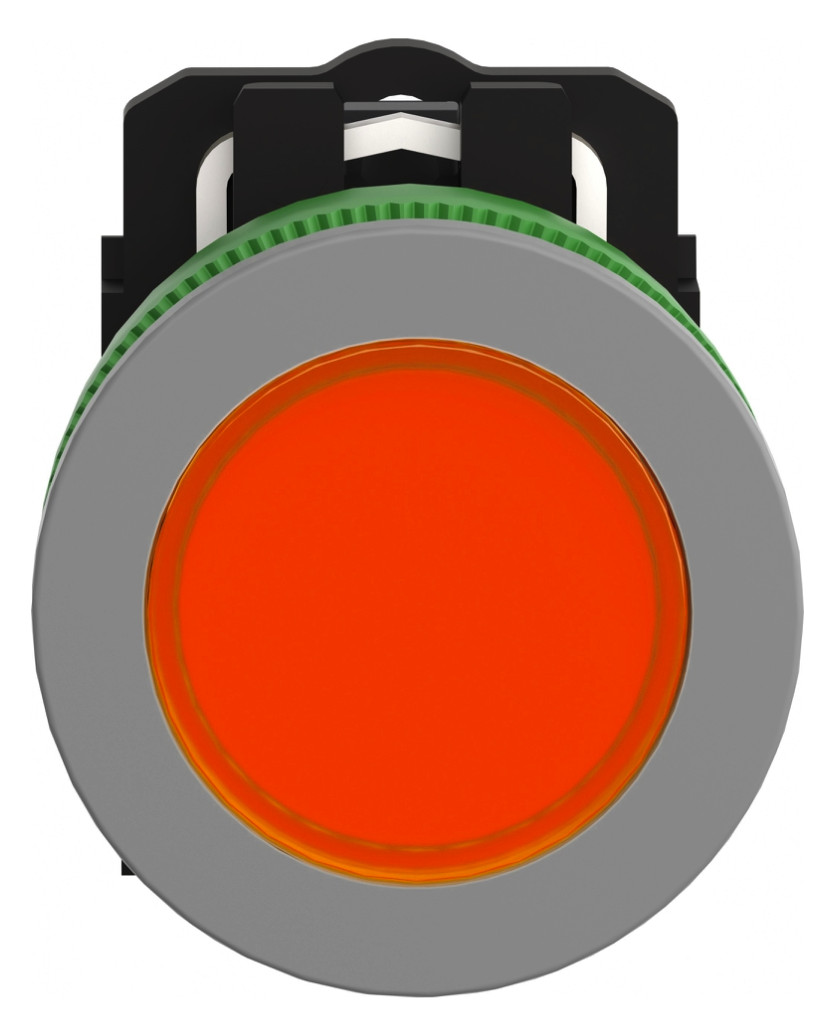 Leuchtmelder komplett 1f LED UC rnd fl Ø30,5mm or IP66