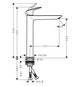hansgrohe Waschtisch-Einhebelmischer 240 Fine Logis ohne Ablaufgarnitur, chrom