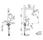 HANSA Spültisch-Einhebelmischer HANSAPOLO mit mechanischen Geräteabsperrventil, schwenkbar, Ausladung 200mm, chrom