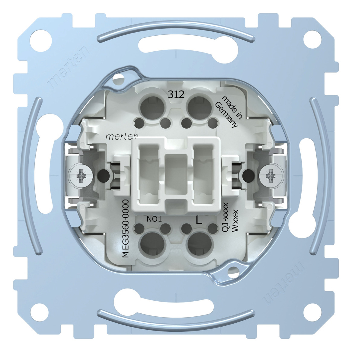 Wipptaster-Modul 1S UP QuickFlex m.Bel IP20 Wipptaster-Modul 1S UP QuickFlex m.Bel IP20