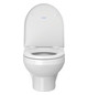 Duravit WC-Sitz No. 1 ohne Absenkautomatik, Scharniere Edelstahl, abnehmbar, weiß