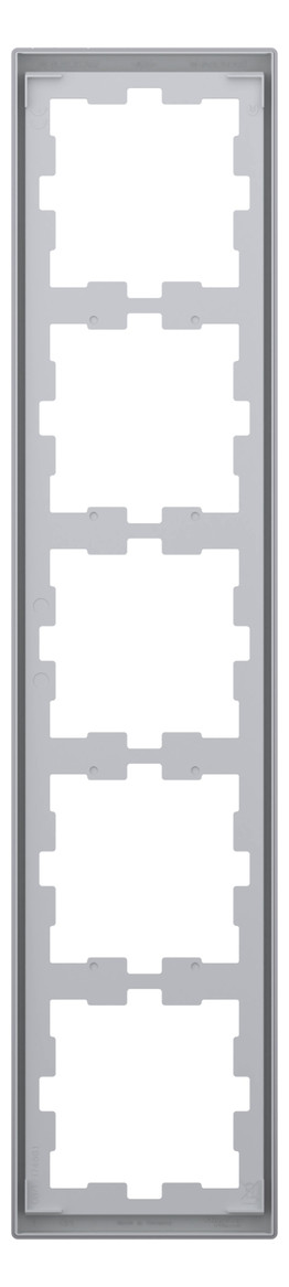 Rahmen 5f edst glz D-Life Kst f.GEB-K Unterputzmontage Thermopl