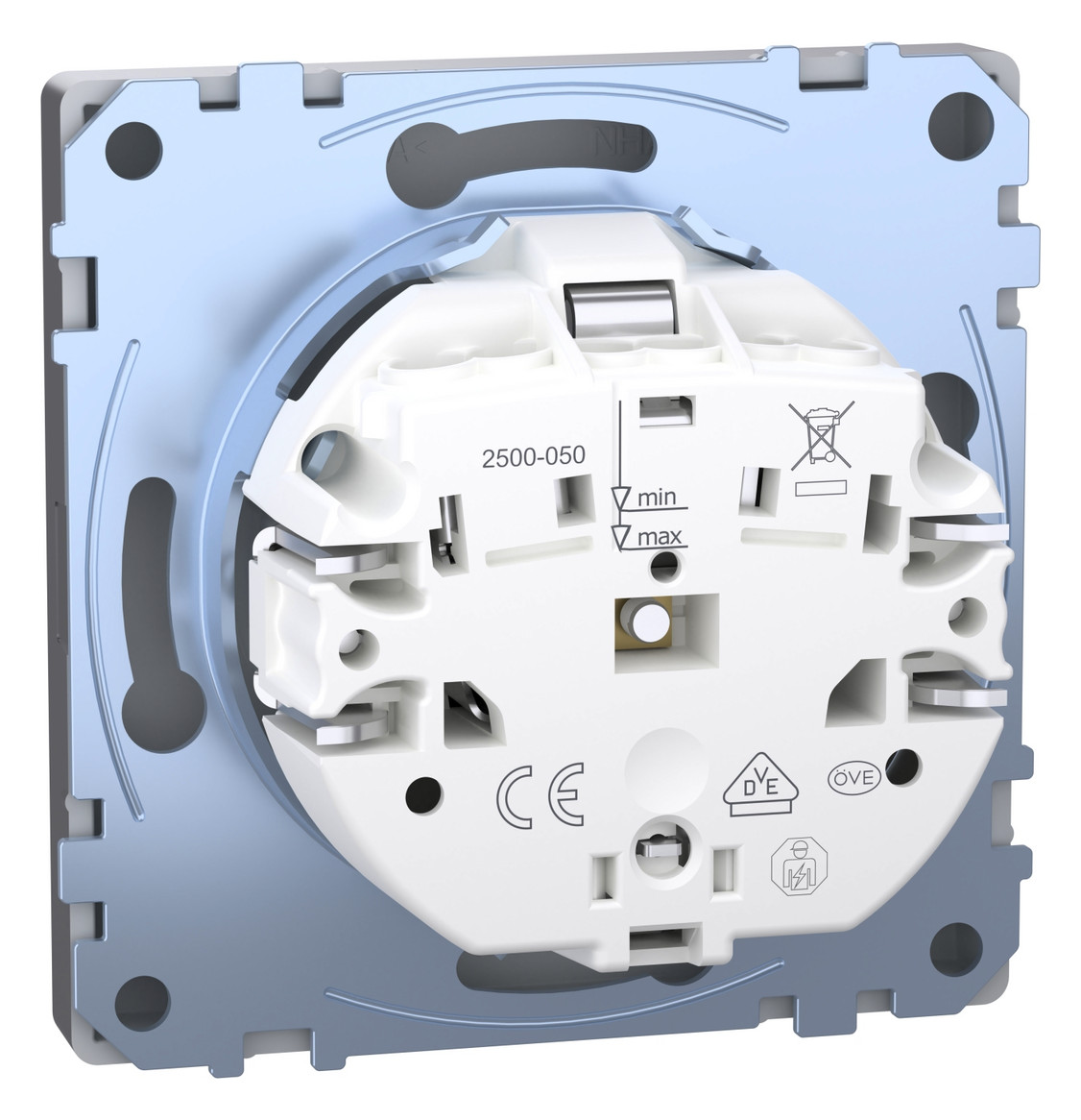 Steckdose 1f edst glz System Design UP m.BS Mit erhöhtem Berührungsschutz IP20 Steckdose 1f edst glz System Design UP m.BS Mit erhöhtem Berührungsschutz IP20