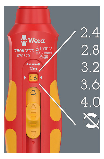 Wera 7508 VDE Kraftform      05075870001 