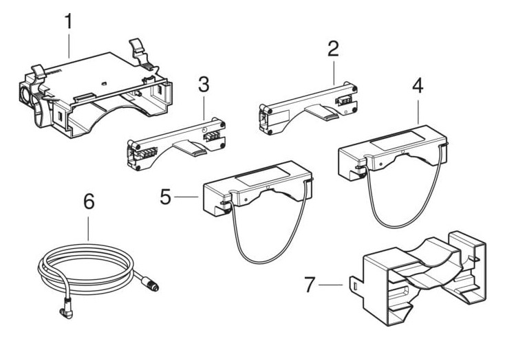 Geberit Wand-WC-Element Duofix für Sigma BH 112 cm, mit UP-Spülkasten 12cm, für Trockenbau