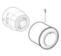 Geberit Übergangs-T-Stück PushFit Ø 20 x MF20 x 20 mm, Durchgang, mit MasterFix, PVDF