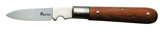 fortis-Kabelmesser 1-teilig mit Holzgriff - 202mm