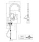 V&B Spültisch-Einhebelmischer Umbrella Flex 11,5 l/min, ausziehbar, bronze