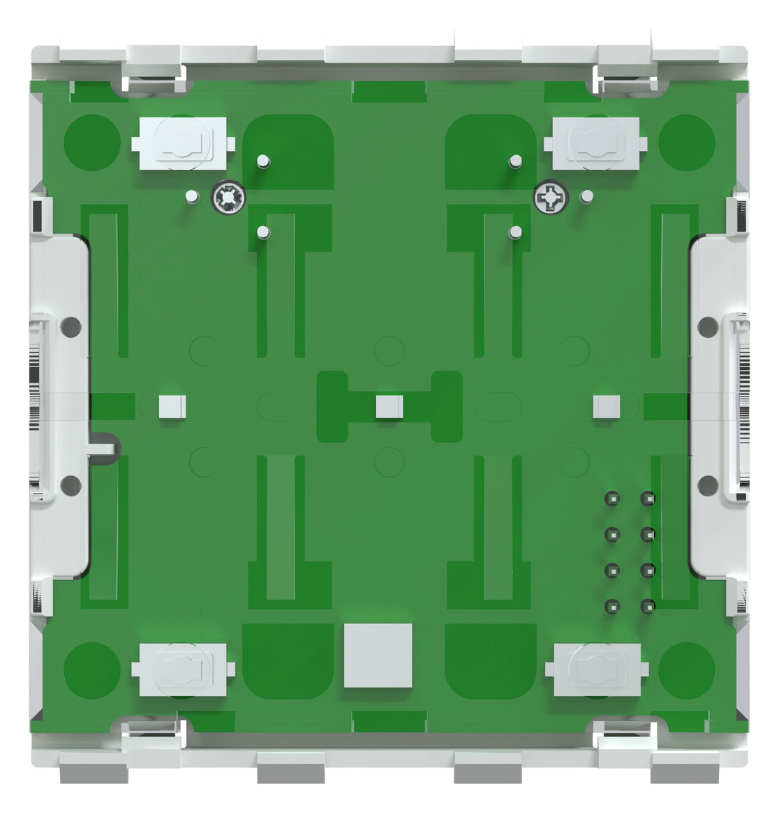 Bedienelement 2f ws f.Dimmeins m.LED-Anz Geeignet für Dimmeinsatz