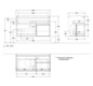 V&B Waschtisch-Unterschrank Finion 100cm, Abdeckplatte black matt, Regal rechts Anthracite matt, Anthracite matt