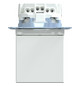 Steckdose 1f akws glz System M UP Klappd IP20 aktivweiß