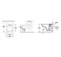 V&B Wand-WC-Combi-Pack O.NOVO weiß, DirectFlush, mit WC-Sitz 36 x 56 cm