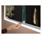 EMCO Unterputz-Lichtspiegelschrank Loft 1600x733mm, LED, 3-türig, aluminium/weiss