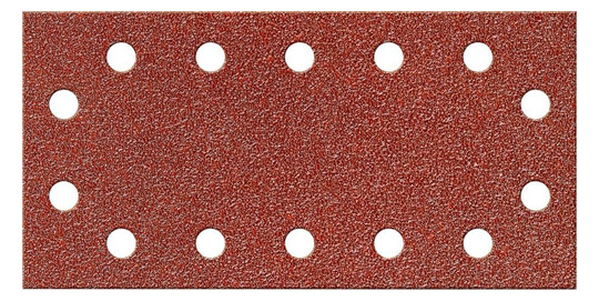 fortis-Schleifpapier, Korund - 115x280mm, 14-Loch, K120...