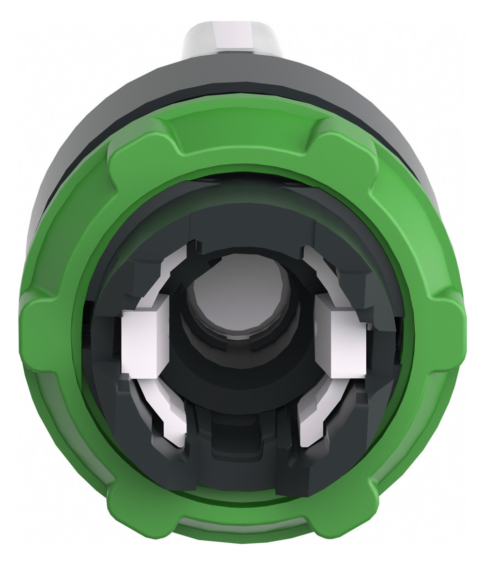 Wahlschalter 3stuf Drehkn bel.b ws rnd Geeignet für Beleuchtung Ø22,5mm