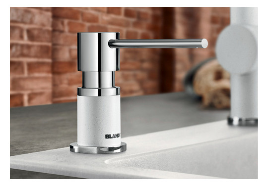 Blanco Spülmittelspender LATO SILGRANIT-Look silgranitweiß/chrom